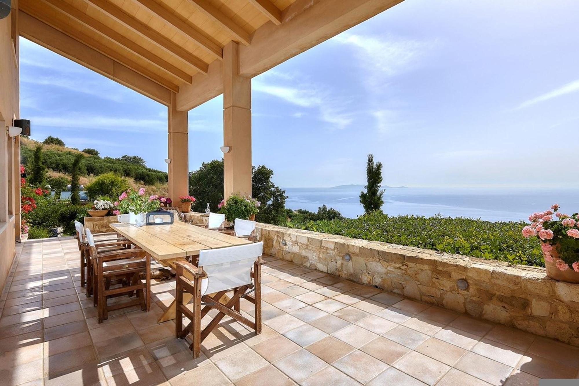 Villa Vollard With Amazing View Pool Iraklio Exteriér fotografie