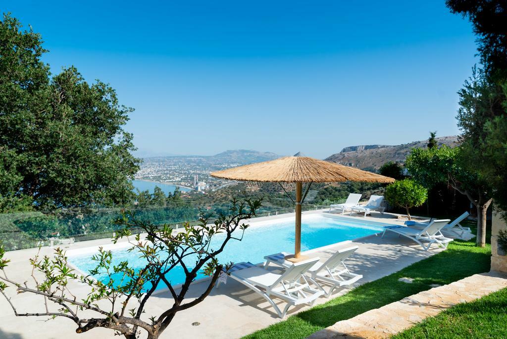 Villa Vollard With Amazing View Pool Iraklio Zařízení fotografie
