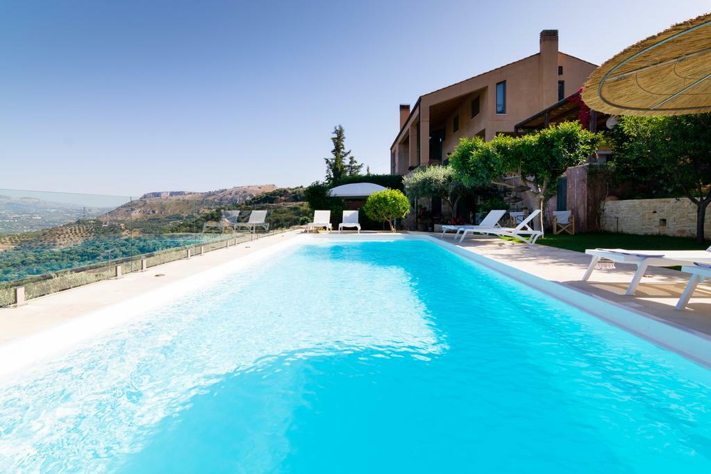 Villa Vollard With Amazing View Pool Iraklio Exteriér fotografie
