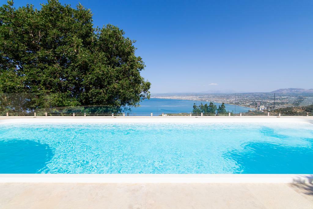 Villa Vollard With Amazing View Pool Iraklio Zařízení fotografie