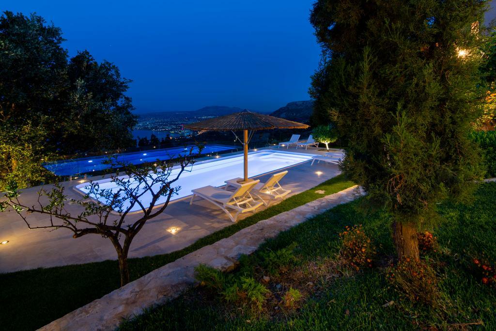 Villa Vollard With Amazing View Pool Iraklio Zařízení fotografie